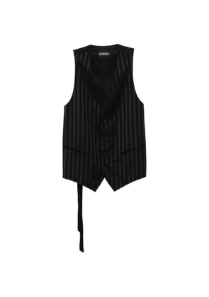 Ann Demeulemeester Juikko striped waistcoat - Black
