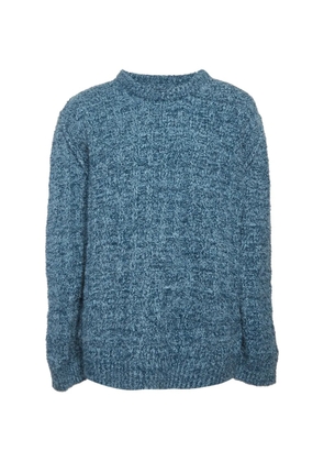 Maison Martin Margiela Pre-Owned oversized textured sweater - Blue