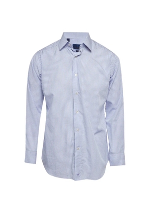A BATHING APE® plaid poplin shirt - Blue