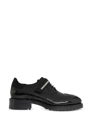 DSQUARED2 Dsquared2-logo oxford shoes - Black