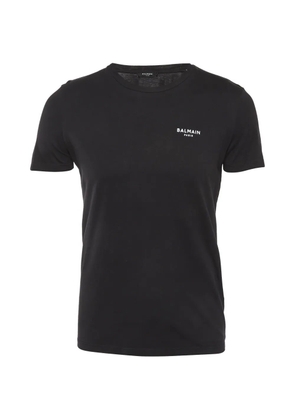 Balmain Pre-Owned logo-print cotton T-shirt - Black