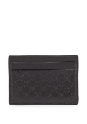 Gucci Pre-Owned Microguccissima leather card holder - Brown