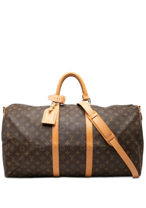 Louis Vuitton Pre-Owned 1996 Monogram Keepall Bandouliere 55 travel bag - Brown