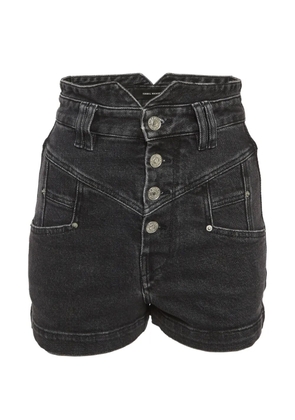ISABEL MARANT Jovany high-waisted shorts - Black