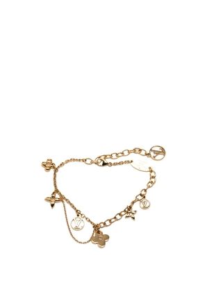 Louis Vuitton Pre-Owned 2020 Gold Plated Monogram Blooming Supple Bracelet costume bracelet