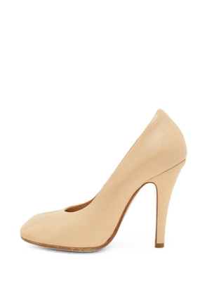Maison Martin Margiela Pre-Owned Tabi leather pumps - Neutrals