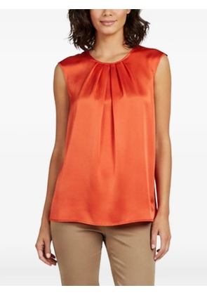 BOSS Inarih sleeveless satin top - Orange