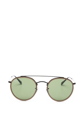 Ray-Ban double-bridge round-frame sunglasses - Black