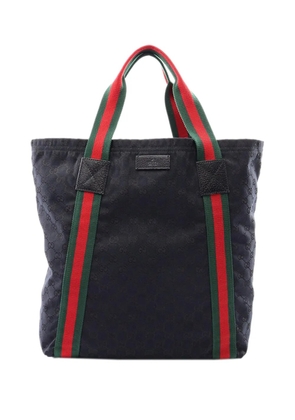 Gucci Pre-Owned 2000-2015 GG Canvas Web tote bag - Black
