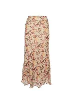 Polo Ralph Lauren Vintage floral-print maxi skirt - Brown