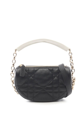 Christian Dior Pre-Owned 2010-2026 Micro Lambskin Cannage Dior Vibe satchel - Black