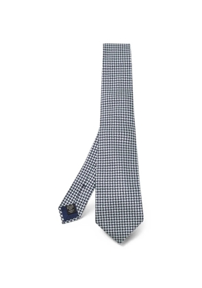 Ermenegildo Zegna Vintage geometric-pattern tie - Blue