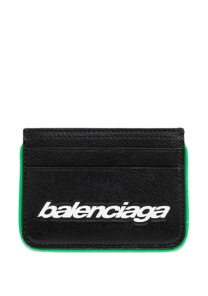 Balenciaga Biker leather cardholder - Black