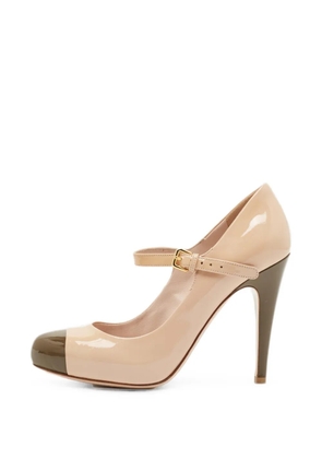 CHANEL Pre-Owned Mary Jane heeled pumps - Neutrals