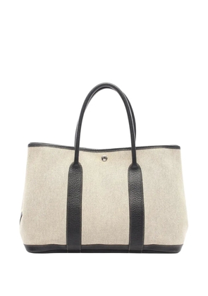 Hermès Pre-Owned 2000-2026 Toile and Negonda Garden Party 36 tote bag - Neutrals