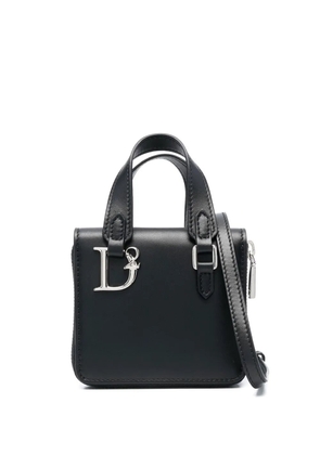 DSQUARED2 leather mini tote bag - Black