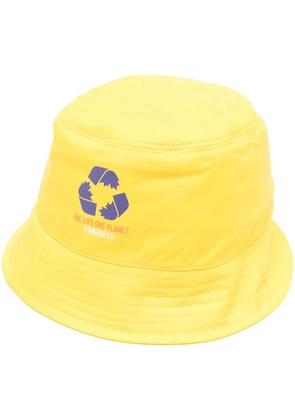 DSQUARED2 logo-print bucket-hat - Yellow