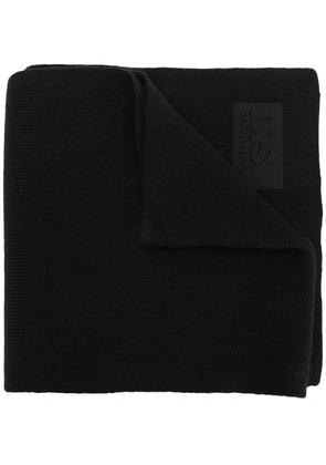 DSQUARED2 ski logo-patch scarf - Black