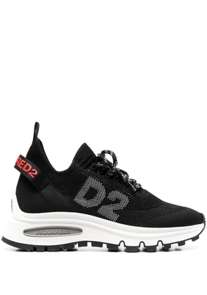 DSQUARED2 embellished-logo low-top sneakers - Black