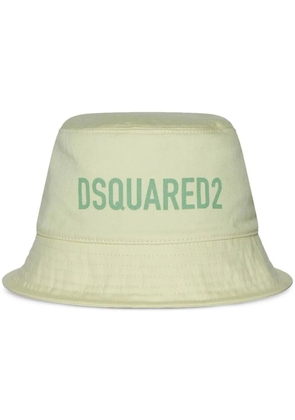 DSQUARED2 logo-print bucket hat - Green