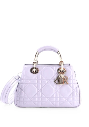 Christian Dior Pre-Owned Lady 95.22 Bag Cannage Embossed Leather Small crossbody bag - Grey