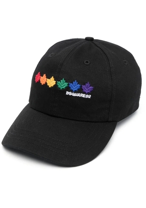 DSQUARED2 embroidered-logo cotton baseball cap - Black