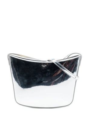 Celine Pre-Owned 2023 Medium Mirror Calfskin Croque shoulder bag - Silver