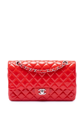 CHANEL Pre-Owned 2014 Medium Classic Patent Double Flap shoulder bag - Red