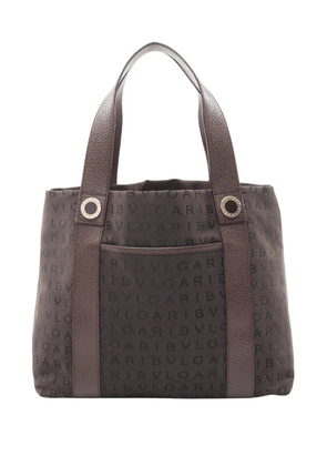 Bvlgari Pre-Owned 2010-2026 Canvas Logomania tote bag - Brown
