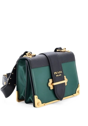 Prada Pre-Owned Cahier Leather and Saffiano Leather Small crossbody bag - Black