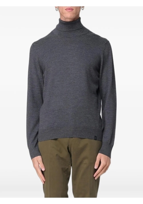 Fay roll-neck wool sweater - Grey