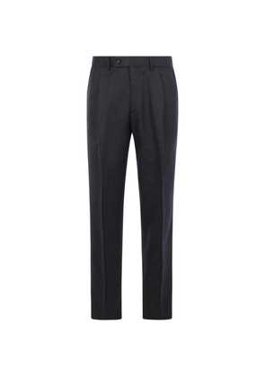 Caruso pressed-crease tailored trousers - Grey