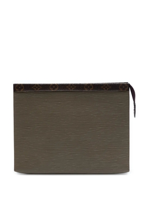 Louis Vuitton Pre-Owned 2017 Epi Pochette Voyage MM clutch bag - Brown