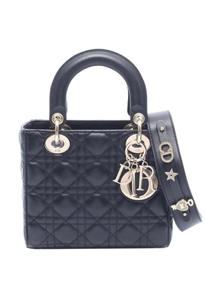 Christian Dior Pre-Owned 2010-2026 Small Lambskin Cannage My ABCDior Lady Dior satchel - Black