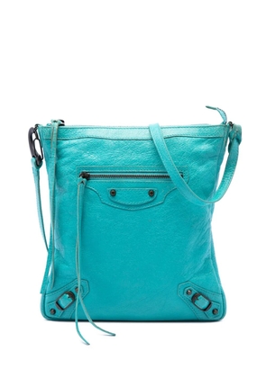 Balenciaga Pre-Owned 2013 Lambskin Motocross Classic Flat crossbody bag - Blue