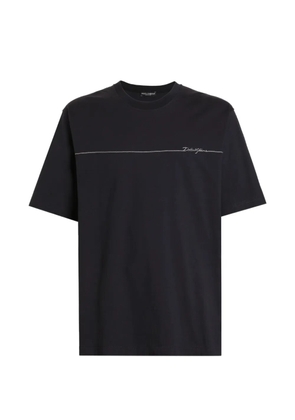 Dolce & Gabbana cotton T-shirt with logo - Blue