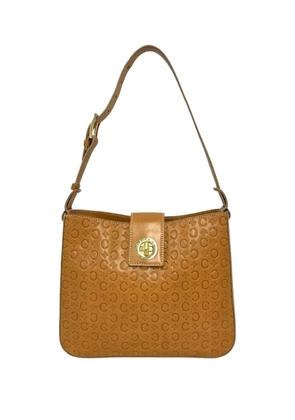 Celine Pre-Owned 2000 CELINE C Macadam Blazon Triomphe leather Brown 41460 shoulder bag