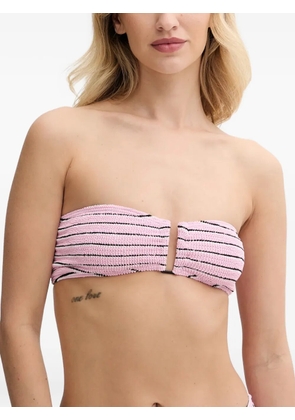 Bond-eye Blake bandeau bikini top - Pink