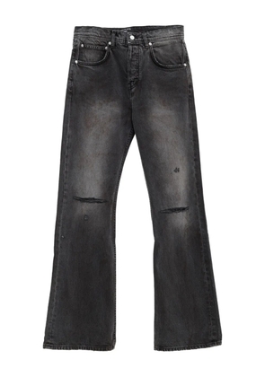 Enfants Riches Déprimés distressed bootcut jeans - Black