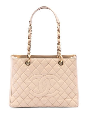 CHANEL Pre-Owned 2010-2011 Caviar Grand Shopping tote bag - Brown