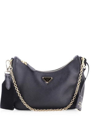 Prada Pre-Owned Re-Edition 2005 Shoulder Bag Saffiano Leather Small crossbody bag - Black