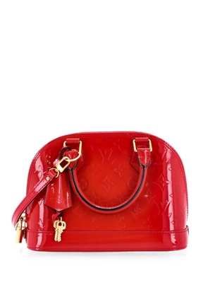 Louis Vuitton Pre-Owned Alma Handbag Monogram Vernis BB shoulder bag - Red