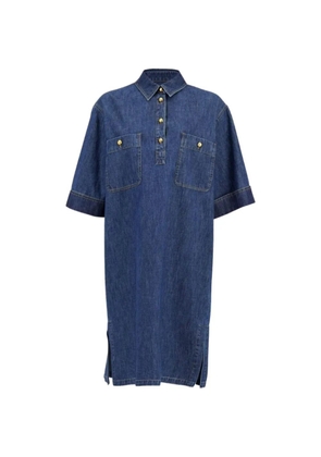 Valentino Garavani pocket-detail shirt dress - Blue