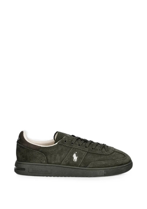 Polo Ralph Lauren logo-embroidered suede sneakers - Green