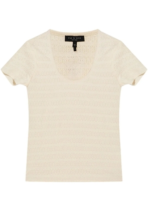 rag & bone Julia T-shirt - Neutrals