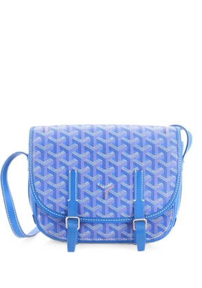 Goyard Pre-Owned Belvedere Messenger Bag Coated Canvas with Leather PM crossbody bag - Blue
