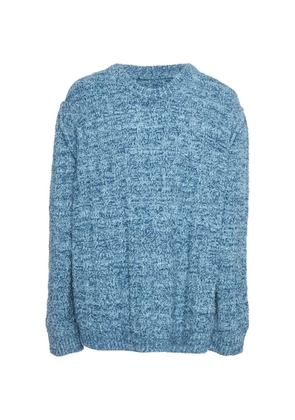 Maison Martin Margiela Pre-Owned textured knit oversized knitwear - Blue