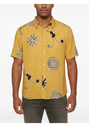 Jacquemus Pre-Owned Melo spiral-print shirt - Yellow