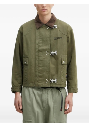 Neighborhood corduroy-collar bomber jacket - Green