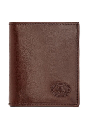 The Bridge logo-embossed leather wallet - Brown